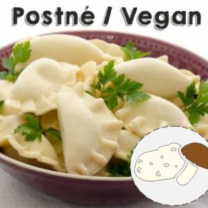 Veganské vareniky - brambor a houby